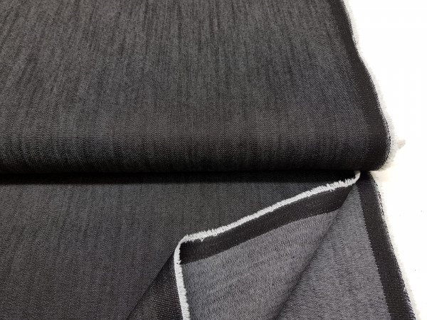 Jeans enobarvni, prožen - sivo črne barve