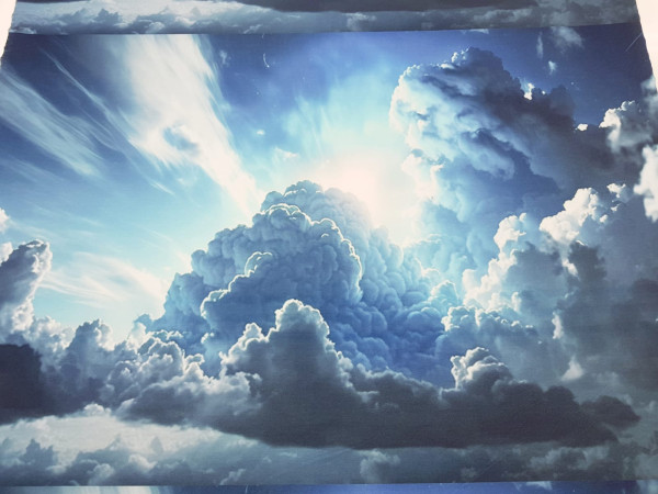 Bombažni jersey,digitalni, abstrakt- oblačno nebo