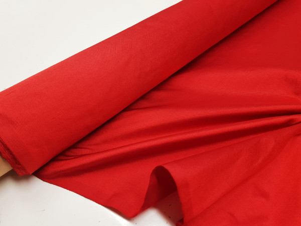 Svila, šantung, silk, dupion- božična rdeča barva