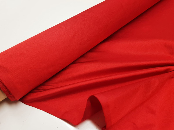 Svila, šantung, silk, dupion- ZELO LEPA praznična rdeča barva