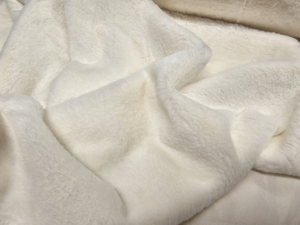 Umetno krzno-kratkodlako krzno, 0,5cm, off white