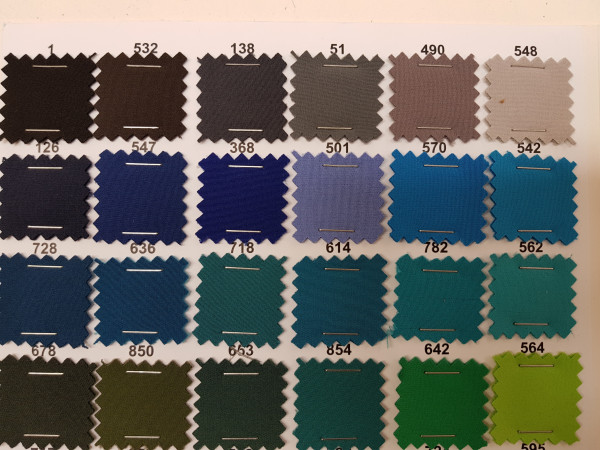 Softshell-barvna paleta