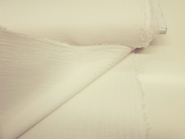 TETRA tkanina, dvoslojna, OFF WHITE barva,ZELO LEPA SVETLA SMETANA