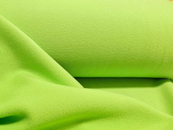 Termovelur, prijetno mehak in voluminozen, fluo zelena, 253 gr/m2