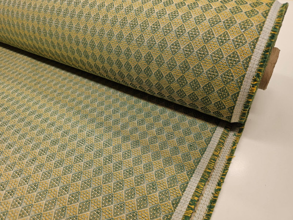 Dekor gobelin - ruemnkasto zeleni kvadratki