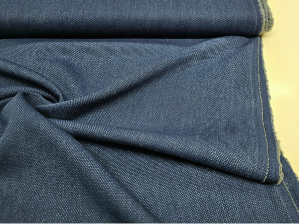 Jeans strukturirani - srednje modra barva, ZADNJI KOS