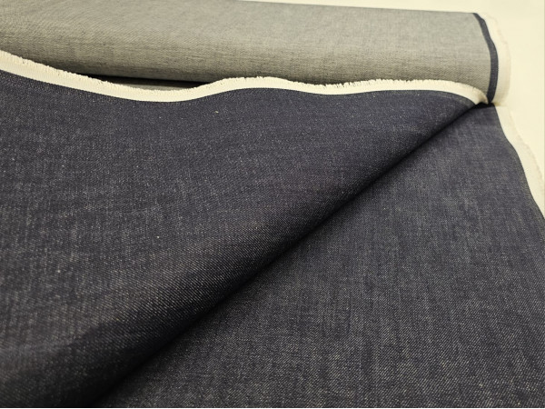 Jeans trši, kompakten - zelo temno moder