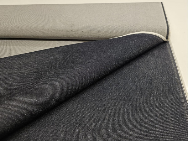 Jeans trši, kompakten - zelo temno moder