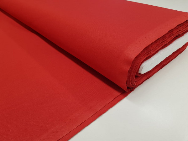 Bombažno platno, poplin - zelo kvalitetno bombažno platno v rdeči barvi