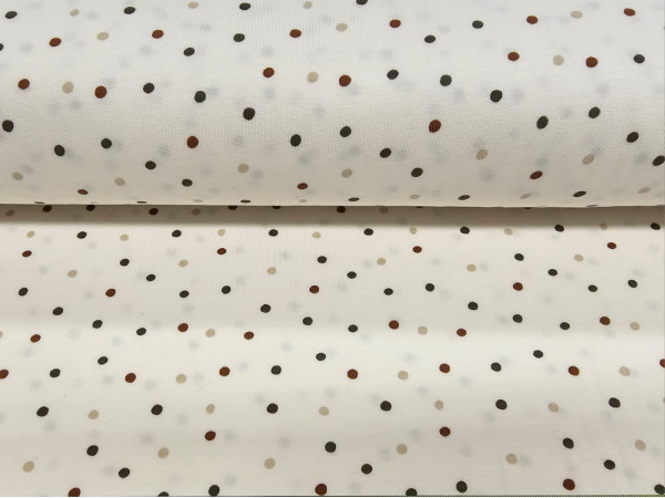 Otroški jersey- pisane pike, pikice na smetana osnovi