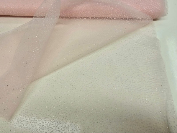 Mrežica, til, mreža, bleščice- srebrne bleščice, roza mrežica