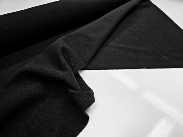 Velur za plašč, ZADNJI KOS-črna barva, paket št.22A
