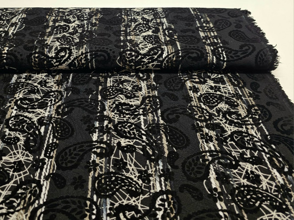 Vezena tkanina- Žametni nanos, ZADNJI KOS