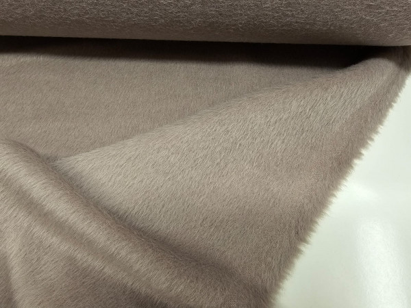 Velur za plašč s kašmirjem-toupe