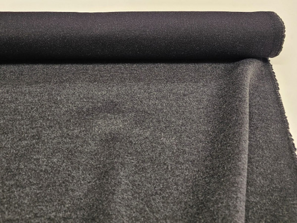 Velur za plašče, volna, kašmir- Temno siva, ZADNJI KOS