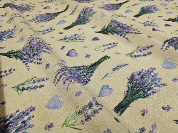 Dekor, lažji - sivka, lavanda na natur osnovi