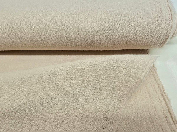 NOVA TETRA CREP, tkanina, dvoslojna tetra - puder beige