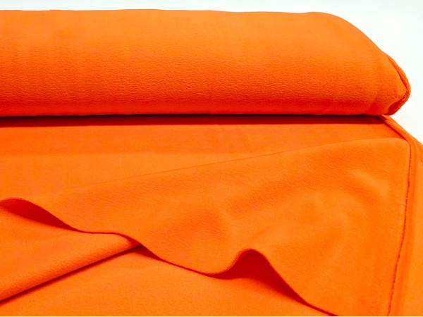 Termovelur, prijetno mehak in voluminozen, fluo oranžna, 253 gr/m2