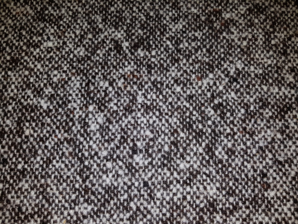 Volnena tkanina- tweed rjava
