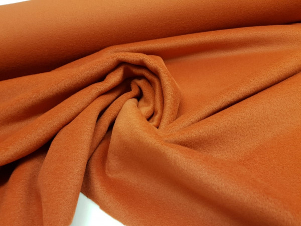 Woolen velour-orange