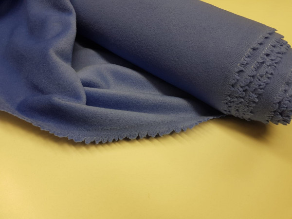 Woolen velour-light blue