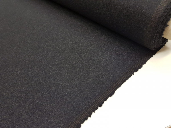 Velur za plašč -temno grafitno siva