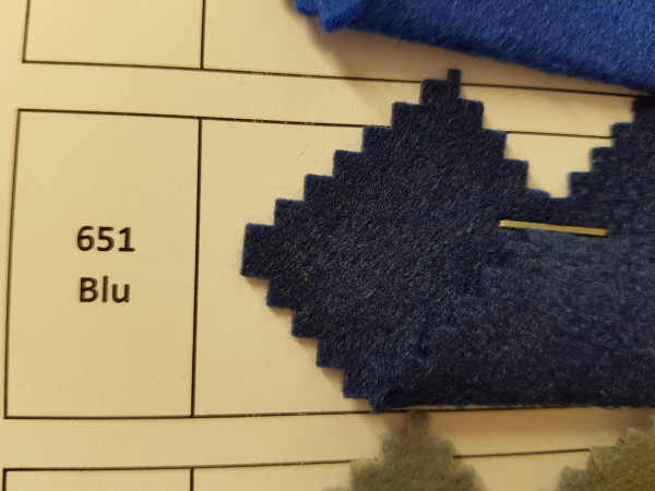 Filc 1,5 mm temno modra