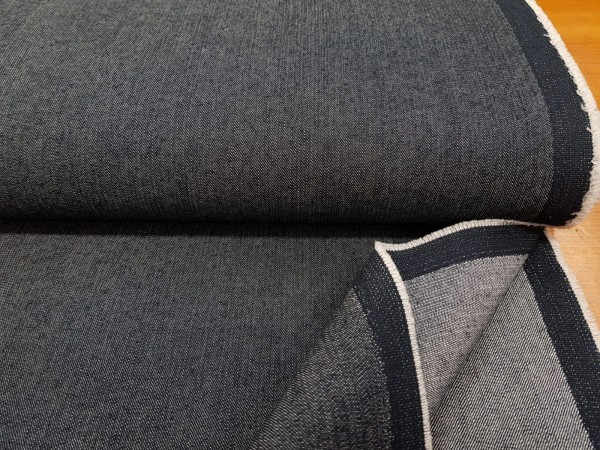 Jeans enobarvni, prožen - temno modra