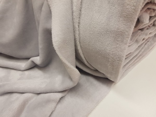 Termovelur,velur,coral,fleece -PERLA siva