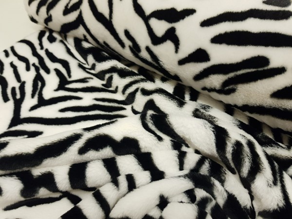 Umetno krzno-zebra