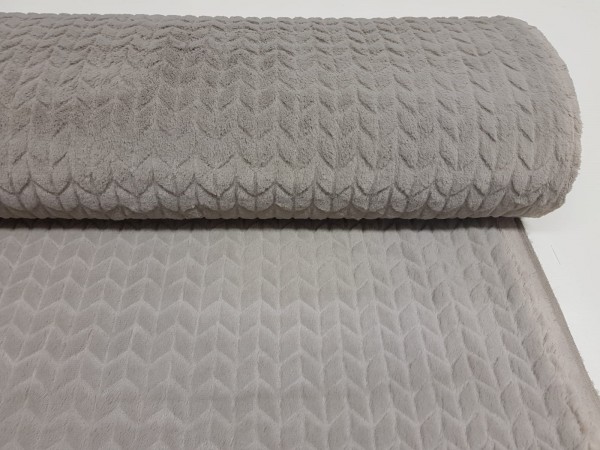 Umetno krzno-bež s cikcak vzorcem, ZADNJI KOS