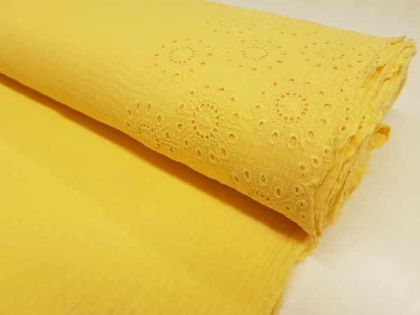 TETRA tkanina, dvoslojna-OEXO TEX-z borduro v rumeni barvi