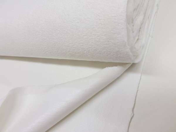 Frotir nepremočljiv, spodnja plast plastificirana- OFF WHITE, zelo svetla smetana