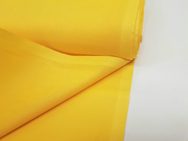 Bombažno platno, poplin - zelo kvalitetno bombažno platno v lepi topli sončni rumeni barvi
