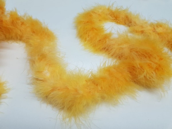 Marabu perje v traku-oranžno rumena